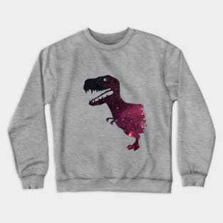 T-rex - magenta stars Crewneck Sweatshirt